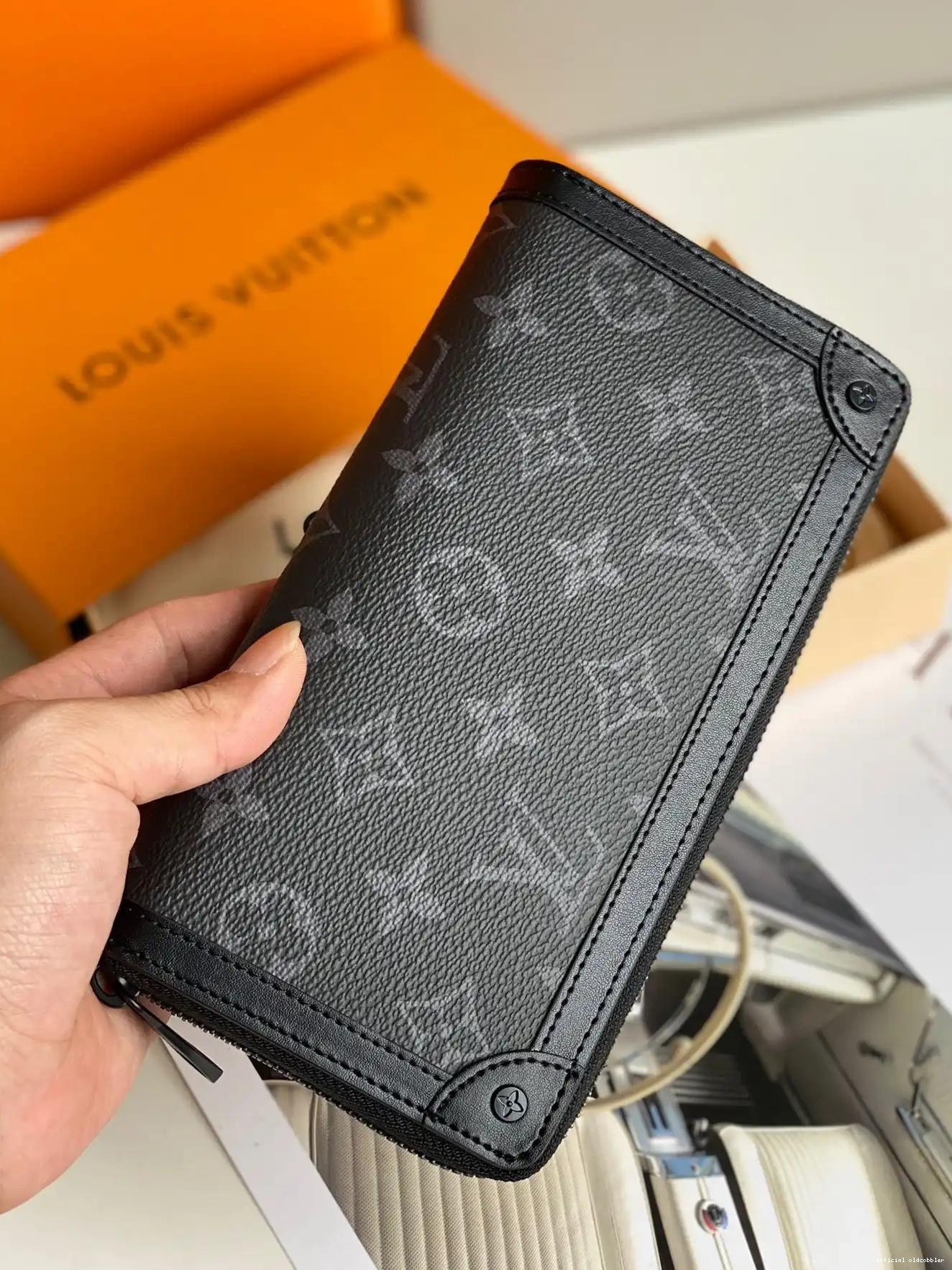 Official oldcobbler WALLET ZIPPY VUITTON TRUNK LOUIS 0526